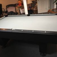 Pool Table With Lamp
